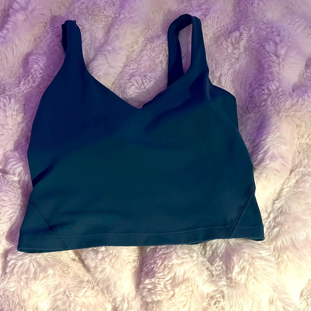 COPY - Dark green lululemon align top!